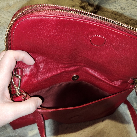 Red crossbody / clutch - Picture 3 of 6